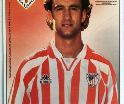 Mega Pegatina Premio Chicle La liga de las Estrellas 96/97 Etxeberria