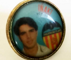 Pin de Iñaki del Valencia C.F Temporada 95/96