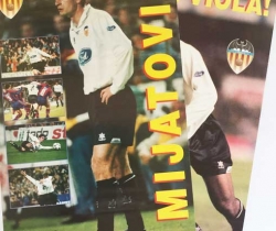 Lote 2 pósters de Mijatovic y Viola – Valencia CF – Levante – 1997