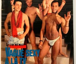 Revista illustré avec télé Hebdo – nº 18 – 1986 – Le Strip-tease por hommes à la TV – Stefan Maurer – Bianco