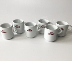 Lote de 6 tazas de Cafés Valiente – Cup & Saucer